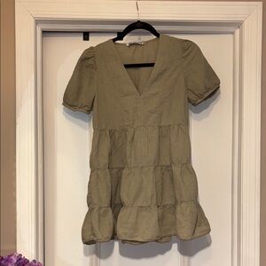 ZaraTiered Mini Dress - Small